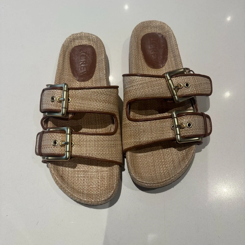 J. Crew crew raffia
